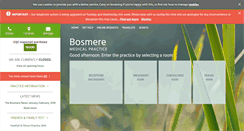 Desktop Screenshot of bosmerepractice.co.uk